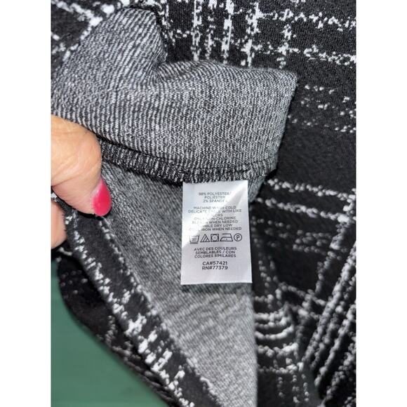 Ann Taylor large Bell Sleeve Back Zip Mock Turtle Neck Top - Picture 3 of 7